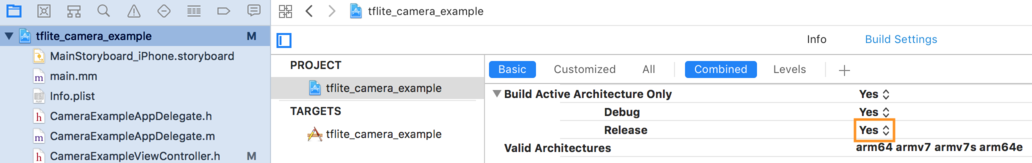 configuración de opciones de lanzamiento